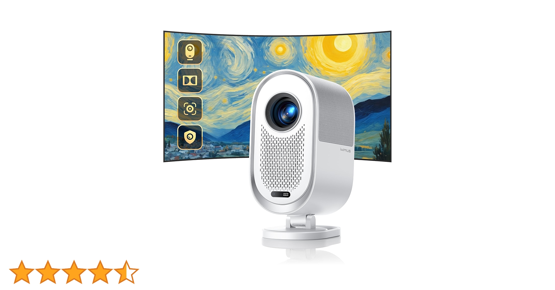 iWIMIUS K11 プロジェクター 家庭用 30000lm Amazon.com: [AI Auto Focus/Dolby Audio] Projector with WiFi6